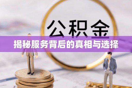 泸水揭秘服务背后的真相与选择