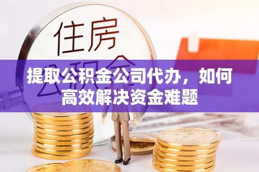 泸水提取公积金公司代办，如何高效解决资金难题