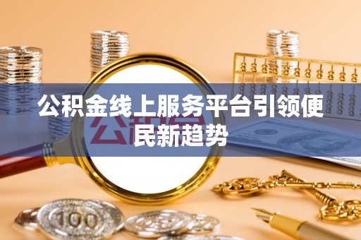 泸水公积金线上服务平台引领便民新趋势