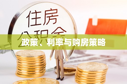 泸水政策、利率与购房策略