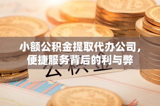 泸水小额公积金提取代办公司，便捷服务背后的利与弊