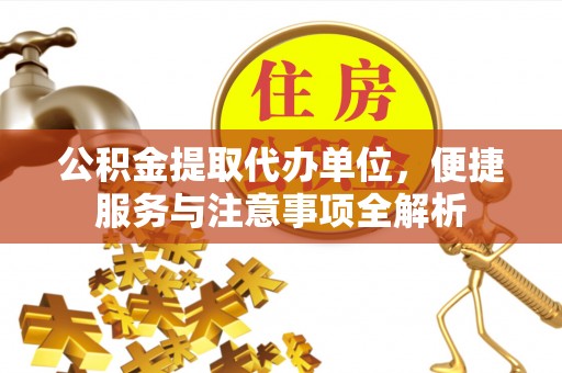 泸水公积金提取代办单位，便捷服务与注意事项全解析