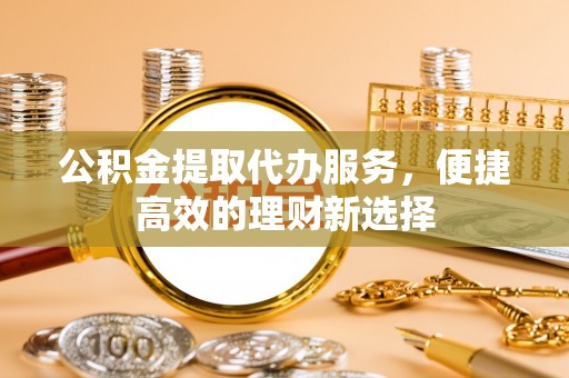 泸水公积金提取代办服务，便捷高效的理财新选择
