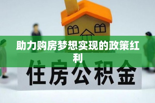 泸水助力购房梦想实现的政策红利