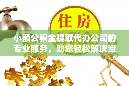泸水小额公积金提取代办公司的专业服务，助您轻松解决资金难题