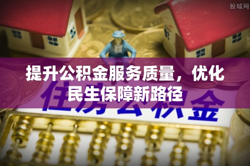 泸水提升公积金服务质量，优化民生保障新路径