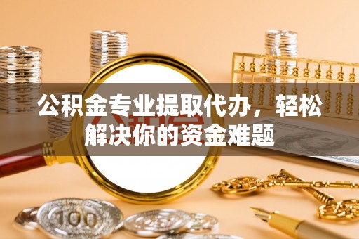 泸水公积金专业提取代办，轻松解决你的资金难题
