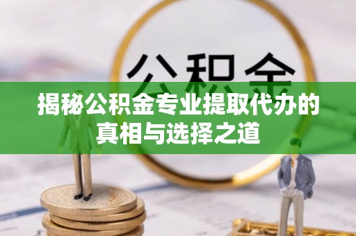 泸水揭秘公积金专业提取代办的真相与选择之道