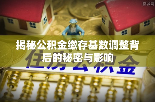泸水揭秘公积金缴存基数调整背后的秘密与影响