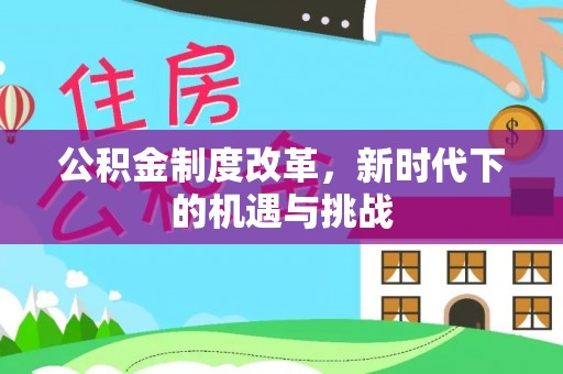 泸水公积金制度改革，新时代下的机遇与挑战