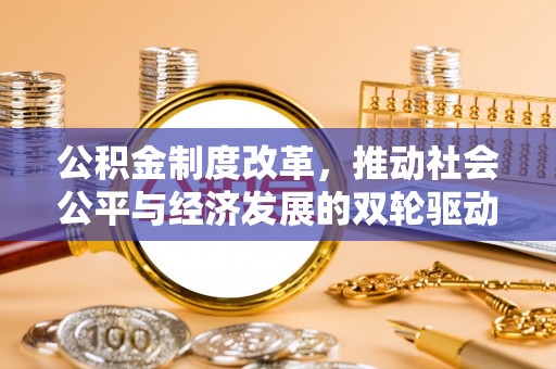 泸水公积金制度改革，推动社会公平与经济发展的双轮驱动