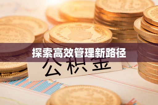 泸水探索高效管理新路径