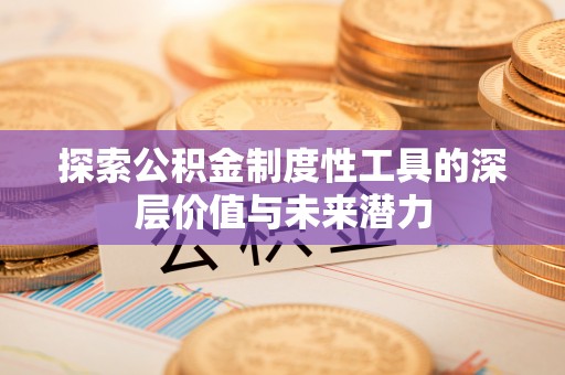 泸水探索公积金制度性工具的深层价值与未来潜力