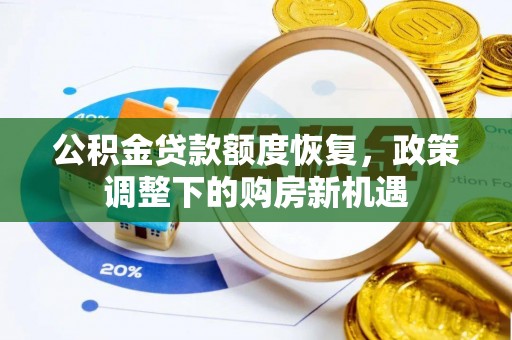 泸水公积金贷款额度恢复，政策调整下的购房新机遇