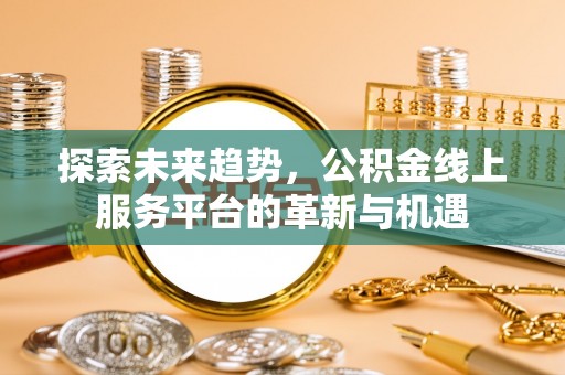 泸水探索未来趋势，公积金线上服务平台的革新与机遇