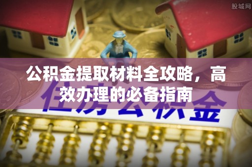 泸水公积金提取材料全攻略，高效办理的必备指南