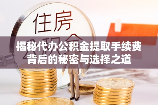 泸水揭秘代办公积金提取手续费背后的秘密与选择之道