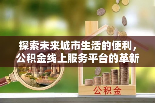 泸水探索未来城市生活的便利，公积金线上服务平台的革新与机遇