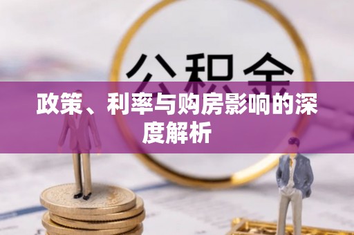 泸水政策、利率与购房影响的深度解析