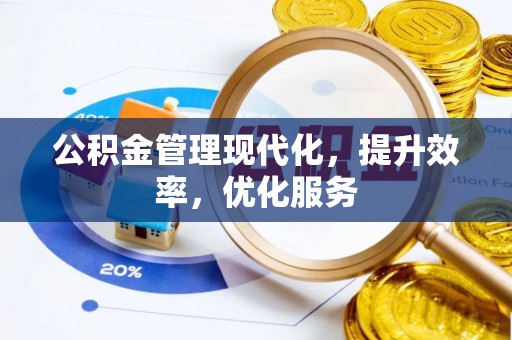 泸水公积金管理现代化，提升效率，优化服务