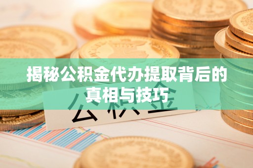 泸水揭秘公积金代办提取背后的真相与技巧