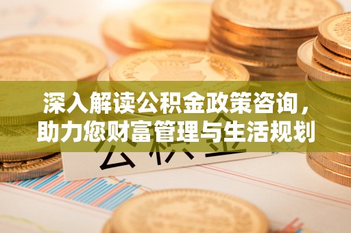 泸水深入解读公积金政策咨询，助力您财富管理与生活规划