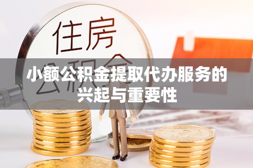 泸水小额公积金提取代办服务的兴起与重要性