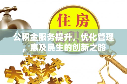 泸水公积金服务提升，优化管理，惠及民生的创新之路