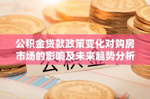 泸水公积金贷款政策变化对购房市场的影响及未来趋势分析