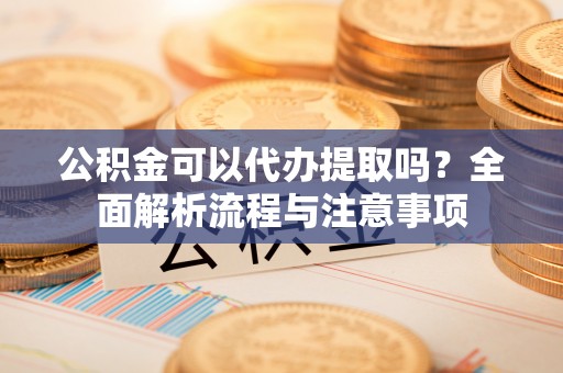 泸水公积金可以代办提取吗？全面解析流程与注意事项