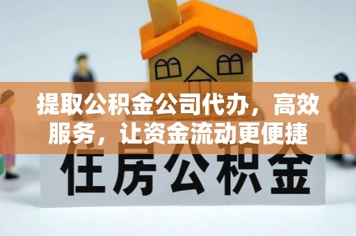 泸水提取公积金公司代办，高效服务，让资金流动更便捷