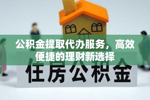 泸水公积金提取代办服务，高效便捷的理财新选择