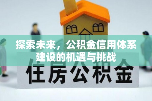 泸水探索未来，公积金信用体系建设的机遇与挑战