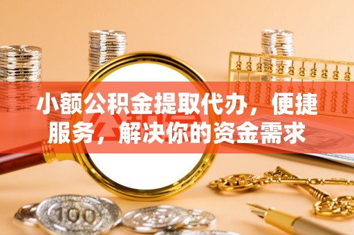 泸水小额公积金提取代办，便捷服务，解决你的资金需求