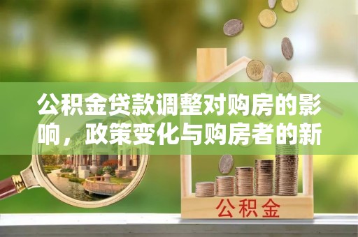 泸水公积金贷款调整对购房的影响，政策变化与购房者的新选择