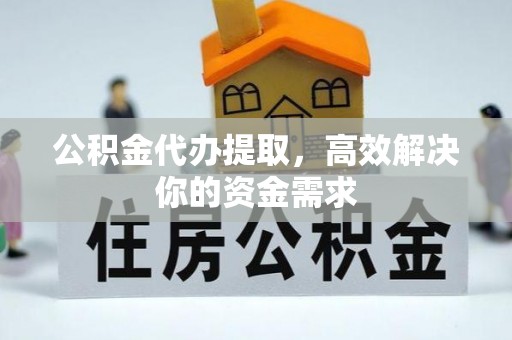 泸水公积金代办提取，高效解决你的资金需求