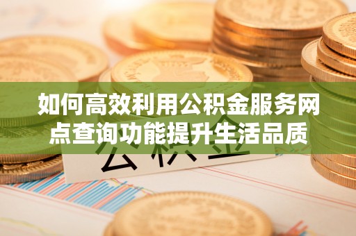 泸水如何高效利用公积金服务网点查询功能提升生活品质