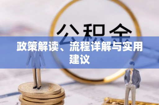 泸水政策解读、流程详解与实用建议