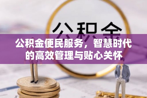 泸水公积金便民服务，智慧时代的高效管理与贴心关怀